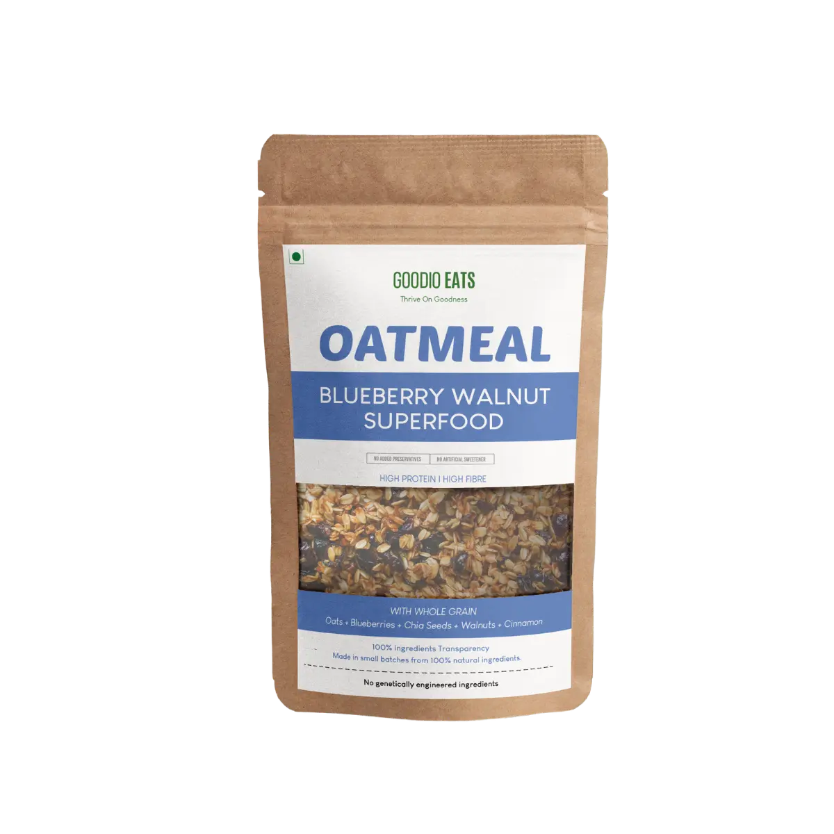 Healthy breakfast option: Blueberry Walnut Oatmeal