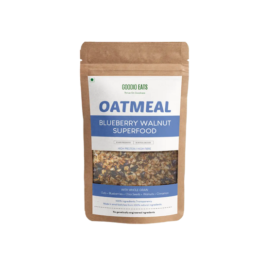 Healthy breakfast option: Blueberry Walnut Oatmeal