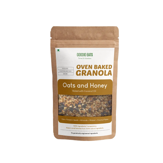 Oats and Honey Granola – a healthy and crunchy breakfast snack