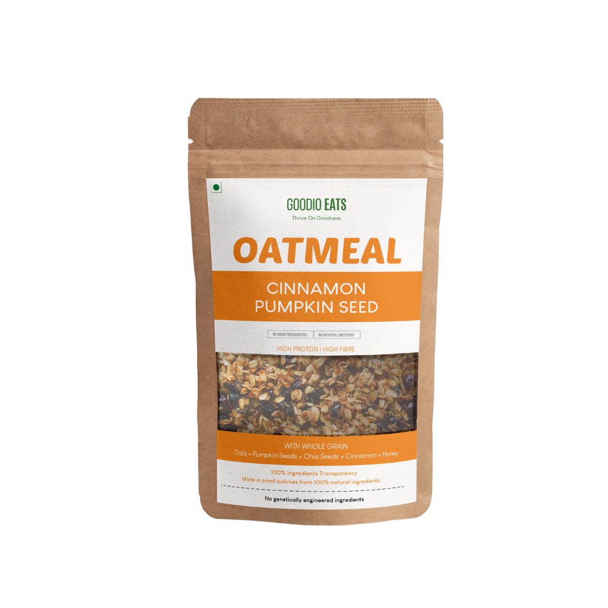 Cinnamon Pumpkin Seed Oatmeal