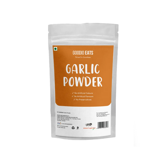 Pure garlic powder for seasoning and cooking
